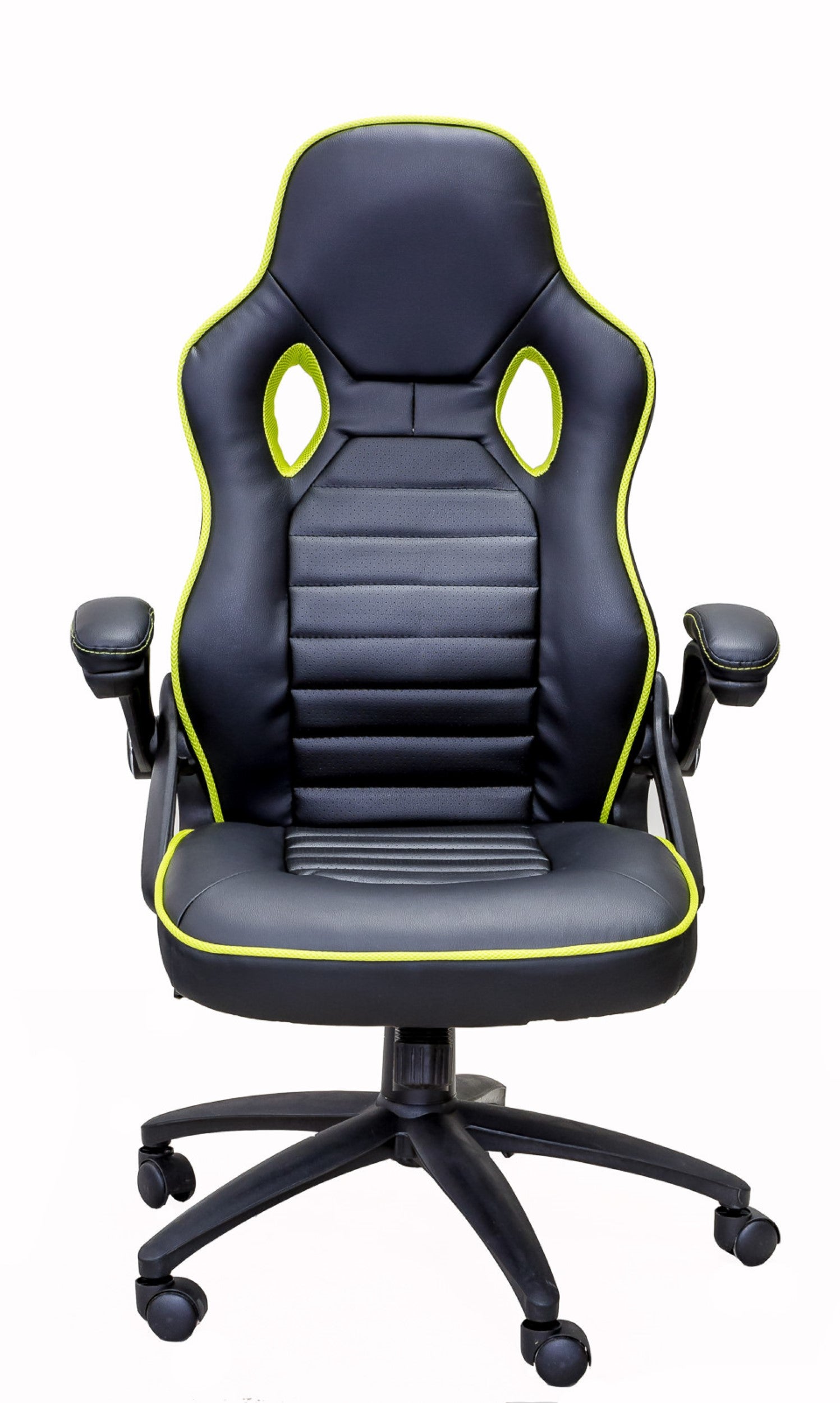 PRO X SERIES 2756 Ergonomic Gaming Chair - Black & Green - High Back Racing Style with Lumbar Support - Perfect for PC, Console Gaming & Office Work