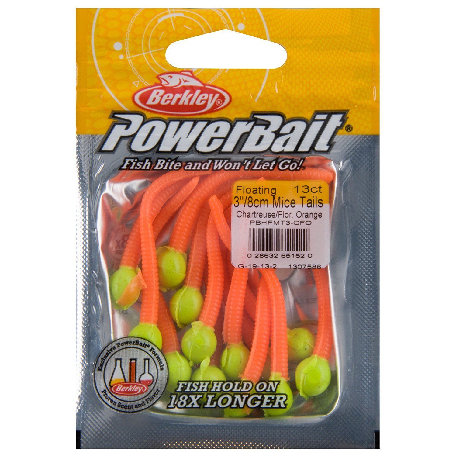 Berkley PowerBait Mice Tails - Soft Plastic Fishing Lures for Bass, Trout & Panfish - Realistic Design & Scent Attractant - Perfect for Freshwater & Saltwater Fishing