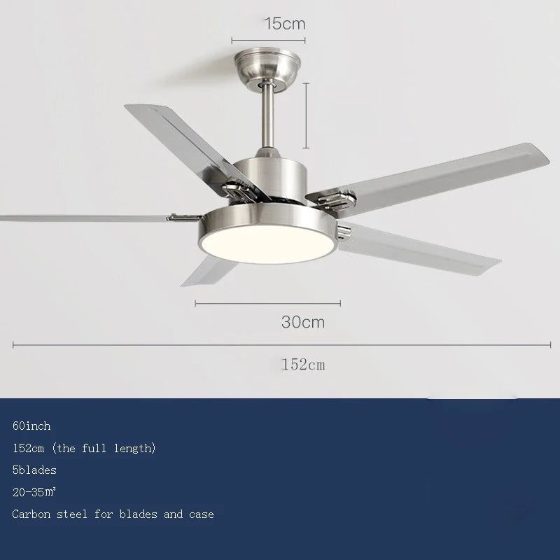 High-Performance Quiet Ceiling Fan with Strong Wind - Energy Efficient Cooling for Bedroom, Living Room & Office | Ideal Home Upgrade