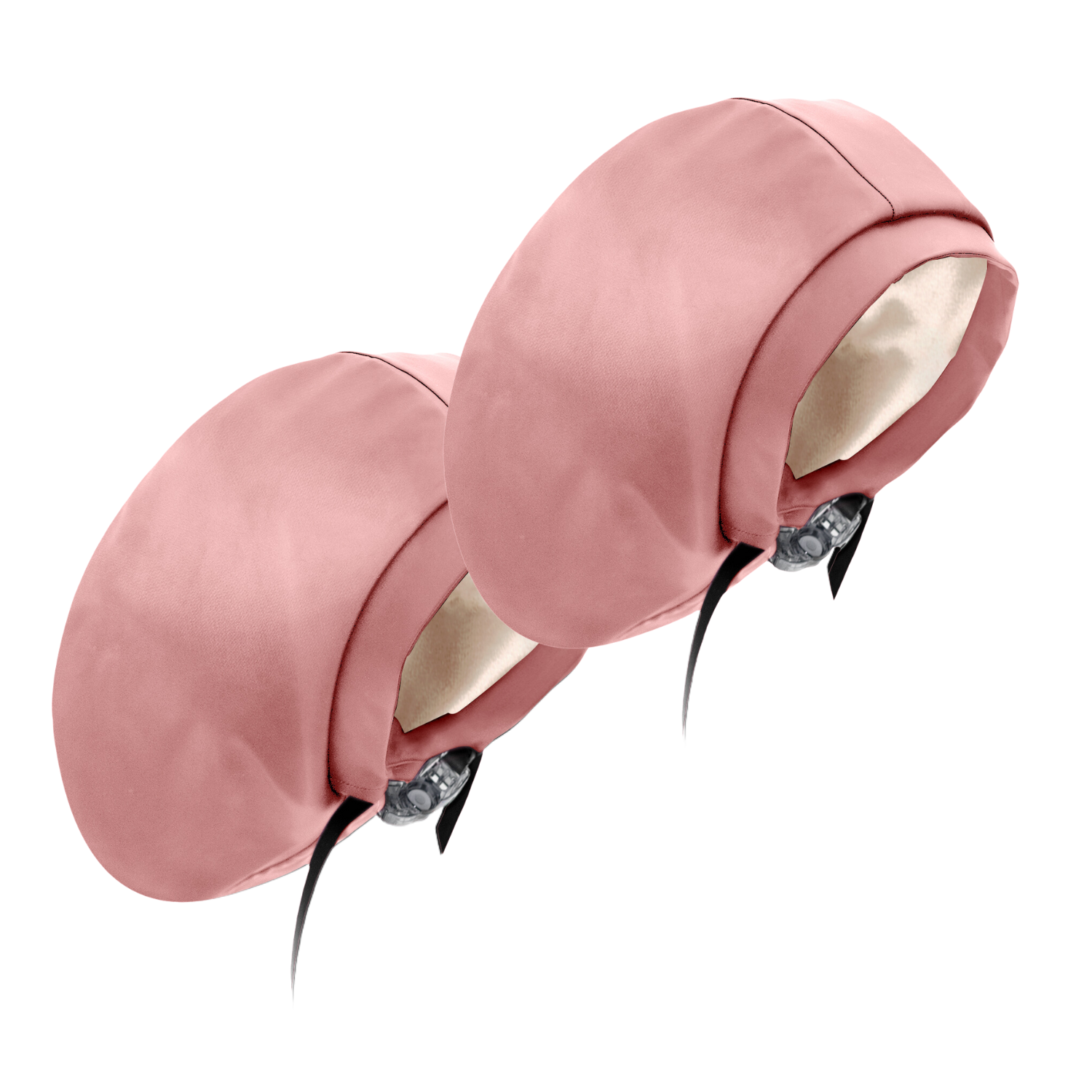 Hairbrella Satin Lined Waterproof Swim Cap - Adjustable Silicone Swimming Cap for Women & Men (2 Pack) - Perfect for Pool, Beach & Water Aerobics