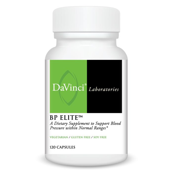 Davinci Labs BP Elite - Premium Blood Pressure Support Supplement for Heart Health | Supports Healthy Circulation & Cardiovascular Function | Ideal for Active Adults & Seniors