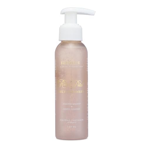 PP Rose Cleanser with Vitamin-E & Sunflower Seed Oil | Gentle Makeup Remover & Pore Cleanser for Dry, Normal, Oily & Sensitive Skin | Men & Women | 120ml | Perfect for Daily Skincare & Deep Cleansing Routine