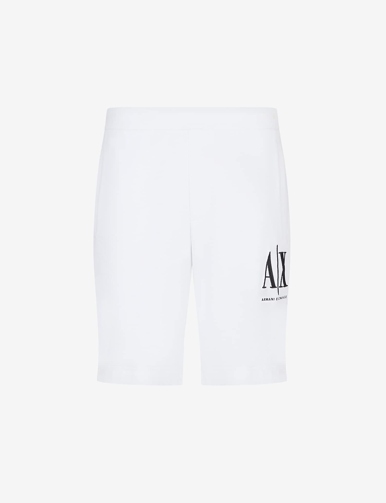 Armani Exchange Men's Embroidered Logo Shorts - Casual Comfort for Summer & Gym | Stylish Athletic Shorts for Men