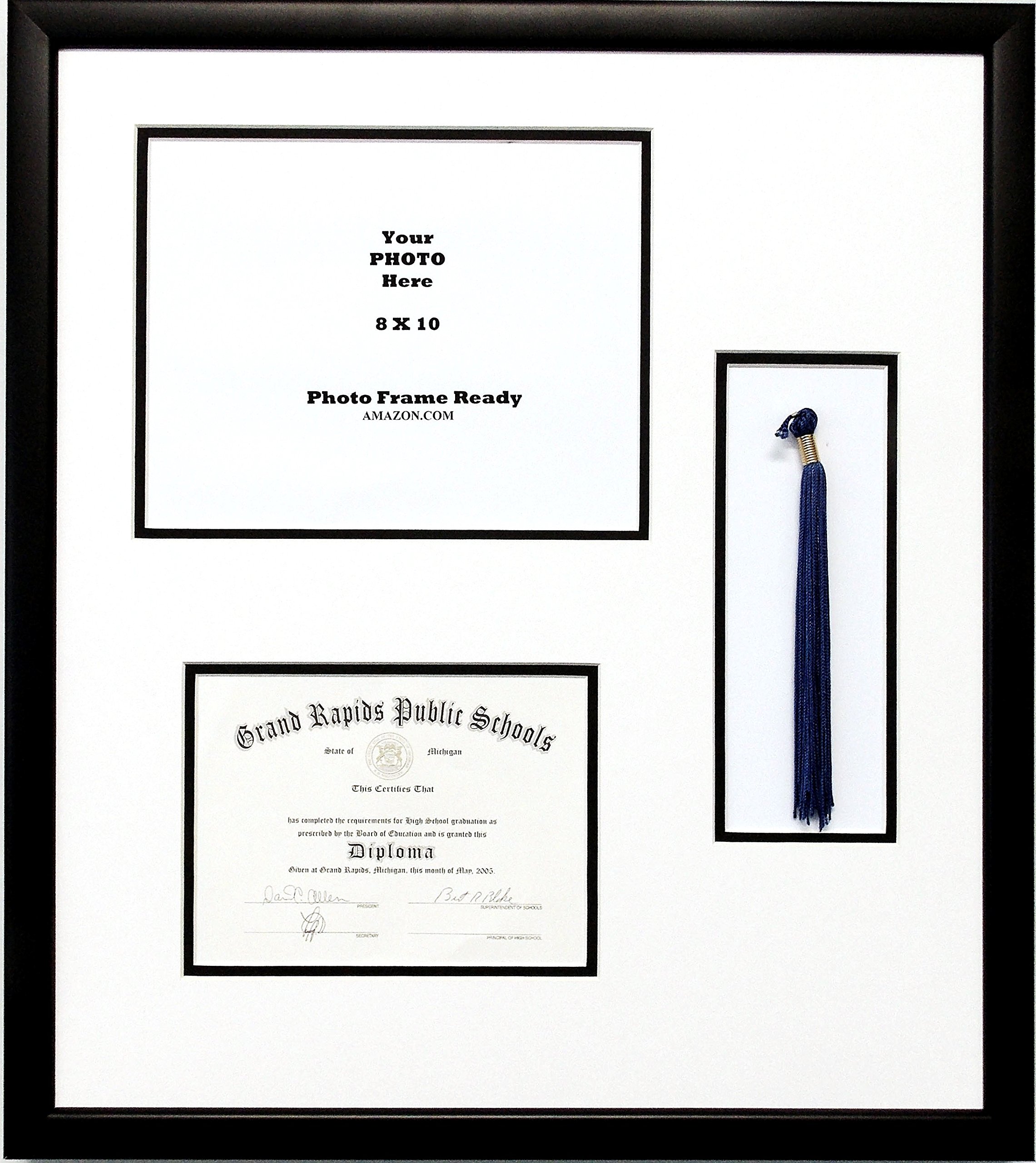 Custom 6x8 High School Graduation Certificate with Tassel - Perfect for Wall Display