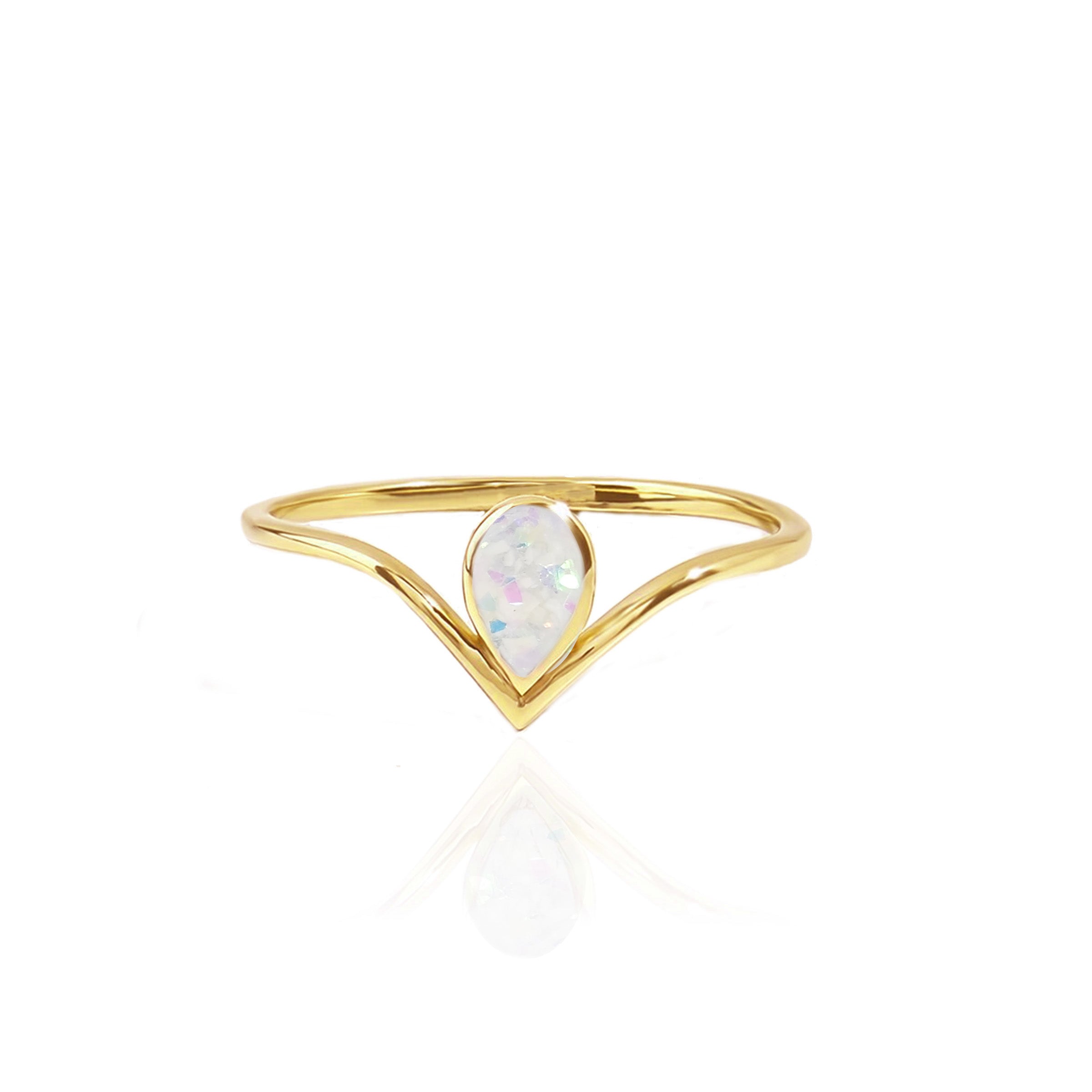 Ashes Ring - Elegant Memorial Jewelry for Loved Ones | Perfect for Remembrance, Sympathy Gifts & Special Occasions