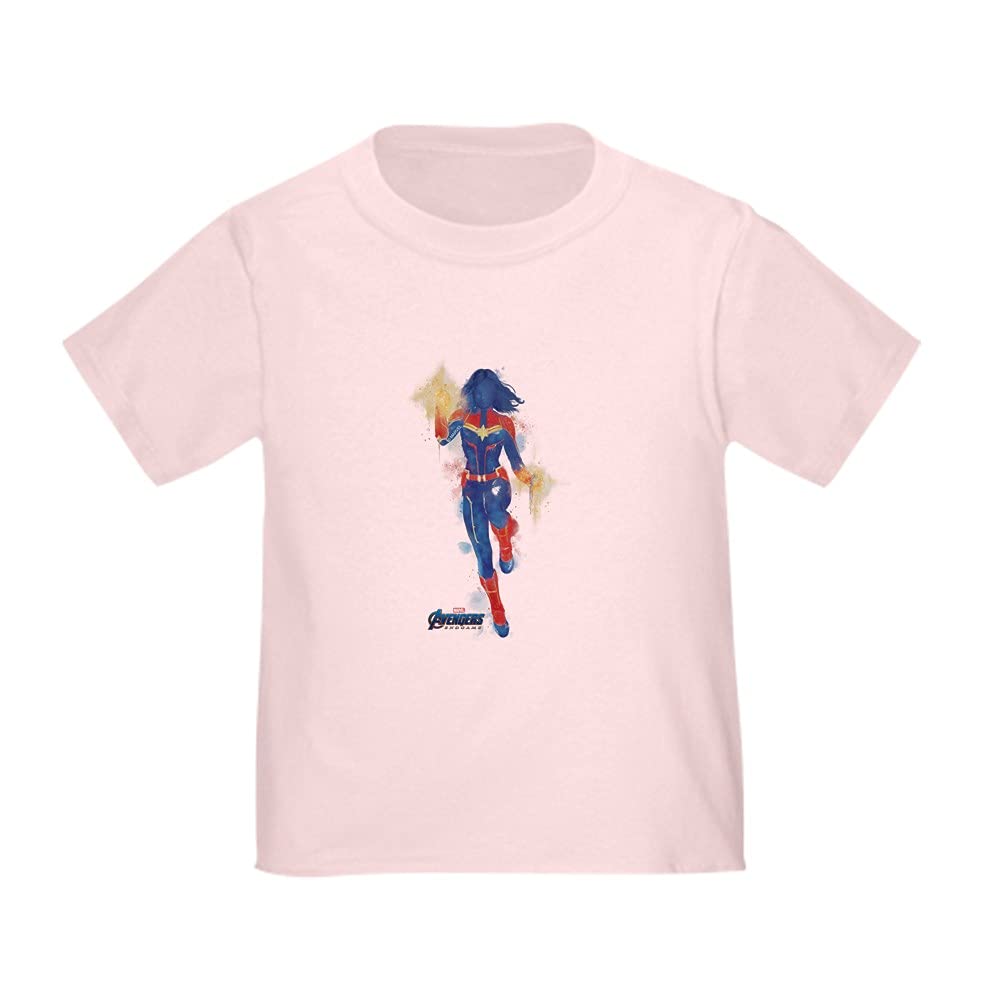 Captain Marvel Toddler T-Shirt - Cute Superhero Graphic Tee for Kids | Perfect for Playtime, Birthday Gifts & Superhero Costumes