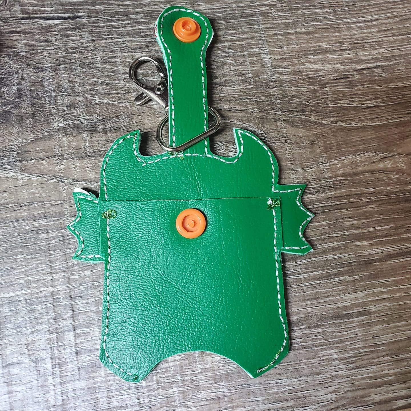 Dragon Hand Sanitizer Holder Keychain - Portable Sanitizer Case with Carabiner Clip for Purse, Backpack, Gym Bag - Perfect for Travel, School, Office & Daily Use
