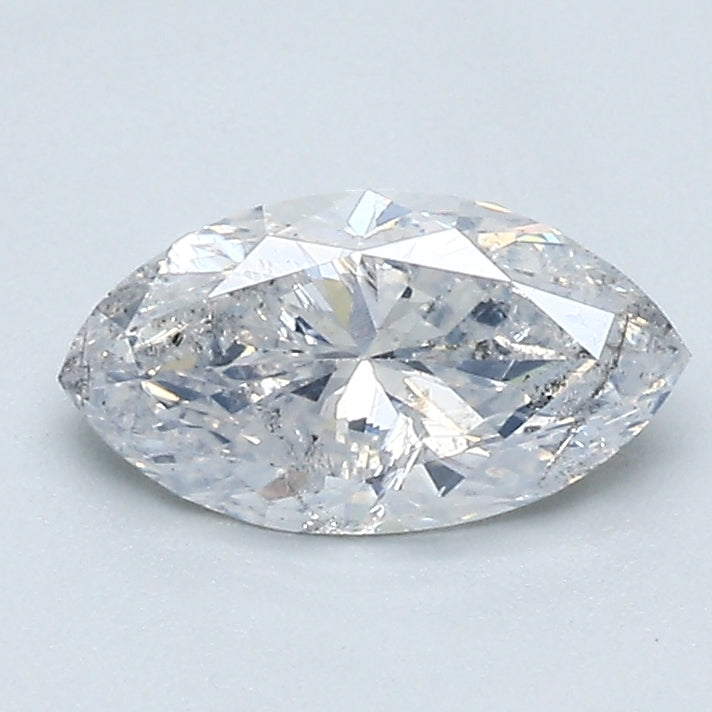 0.85 Carat Marquis Cut F Color I1 Clarity Diamond - Elegant Engagement Ring & Wedding Jewelry for Women
