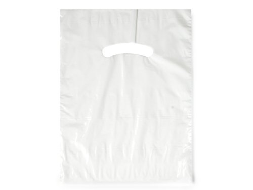 Premium White Super Gloss Bags 9x12 Inches - 1.25 Mil Recycled Plastic Bags (Pack of 1000) | Eco-Friendly Packaging for Retail, Grocery & Gift Wrapping