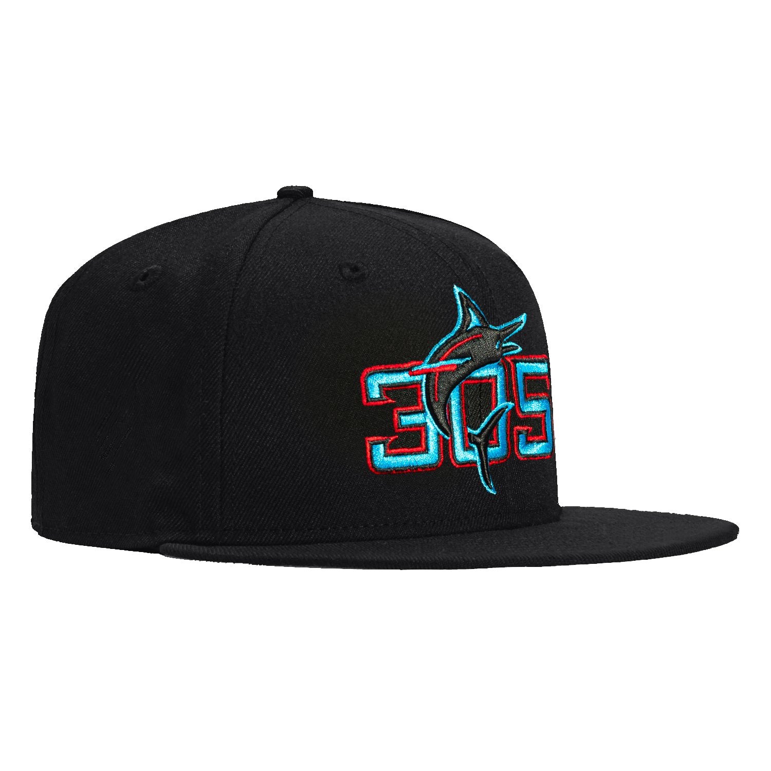 New Era 59Fifty Miami Marlins City Connect Game Hat - Black MLB Baseball Cap for Men & Women - Perfect for Games, Streetwear & Sports Fan Fashion