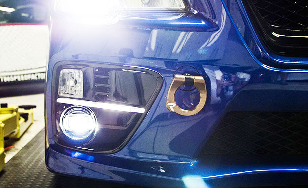 High-Performance CREE LED Projector Fog Light Kit with Bezel Cover for 2015-2017 Subaru WRX STI - Upgrade Your Night Driving Visibility & Style