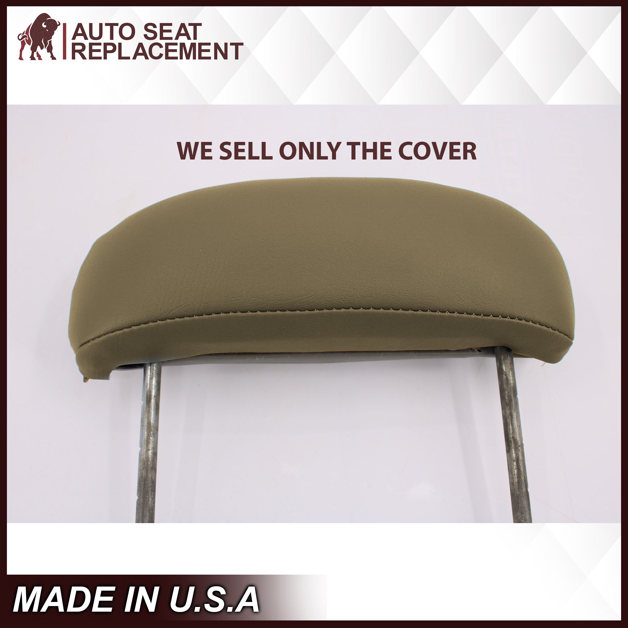 1995-1999 Chevy Tahoe Suburban Silverado 2nd Row Bench Seat Cover - Tan Color Custom Fit for Car Interior Protection - Perfect for Road Trips, Family Travel, and Pet Owners