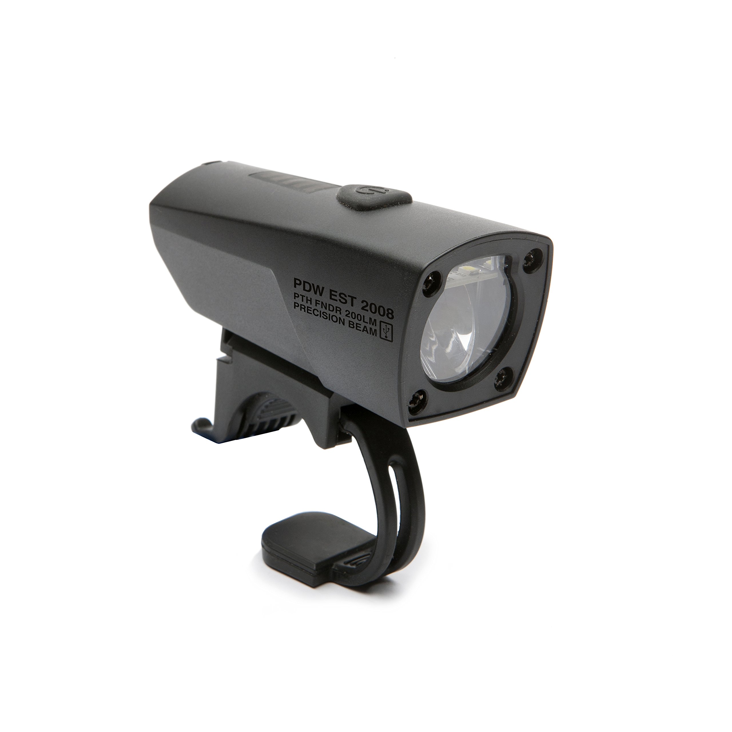 Portland Design Works Pathfinder Vertical Cutoff Beam Bike Headlight - High Visibility Cycling Light for Night Riding, Commuting & Mountain Biking