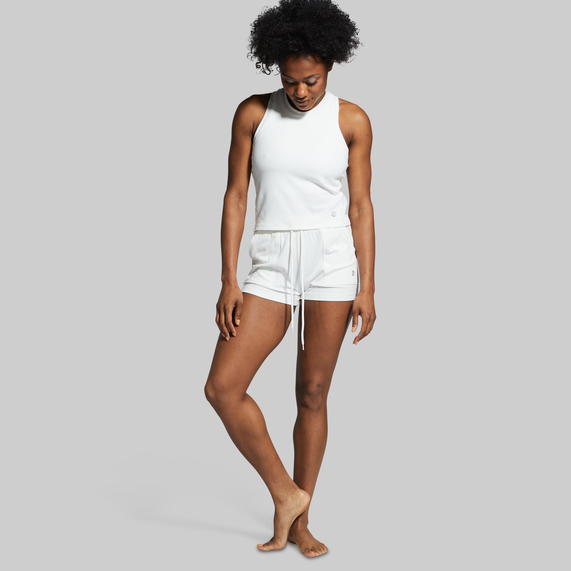 Everyday Shorts for Women - Comfortable White Casual Shorts | Perfect for Summer, Travel, and Lounge Wear