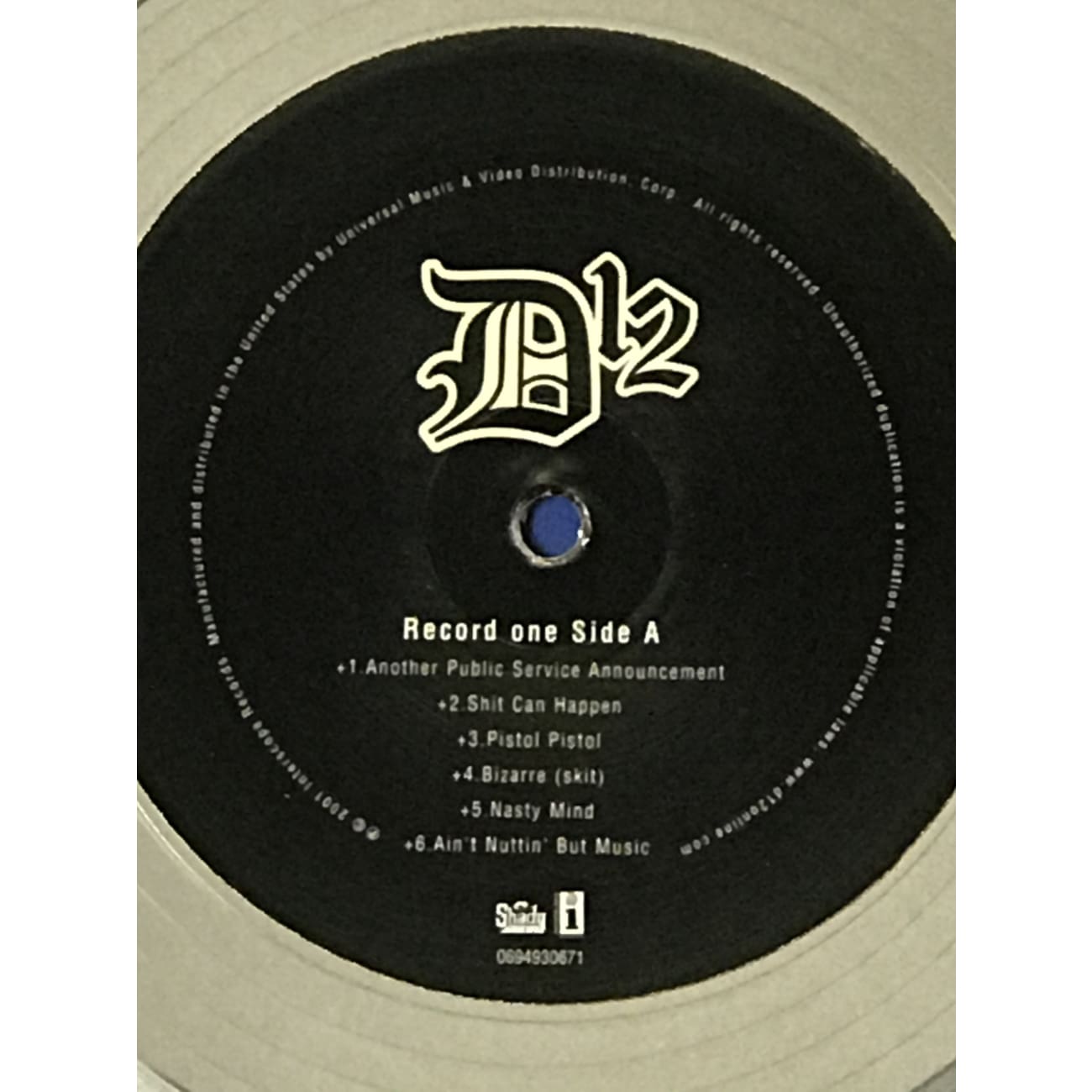 Eminem D12 Devil's Night RIAA Platinum Album Award - Rare Collectible Music Memorabilia for Fans & Display
