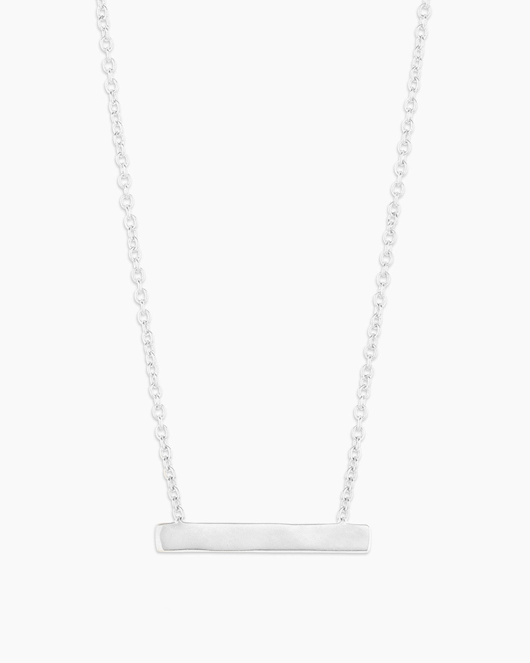 Custom Silver Plate Necklace - Personalized Nameplate Jewelry for Women, Engraved Pendant Gift for Her - Perfect for Birthdays, Anniversaries & Everyday Wear