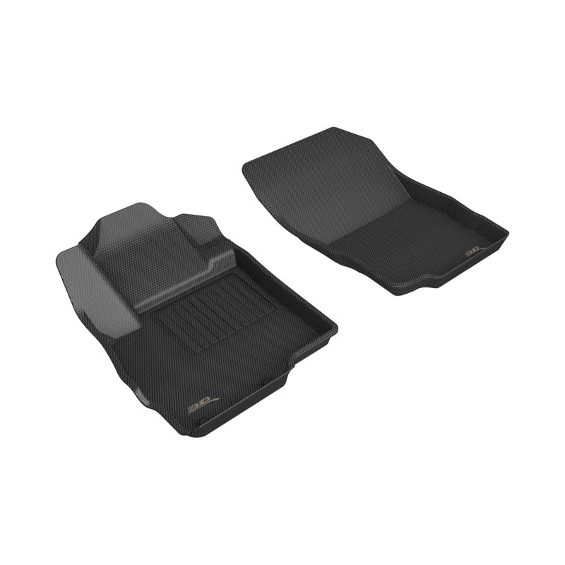 3D Maxpider Kagu All-Weather Floor Mats for 2018-2023 Mitsubishi Eclipse Cross - Premium Black Car Mats R1 Series | Perfect for Daily Commute, Road Trips & Off-Road Adventures