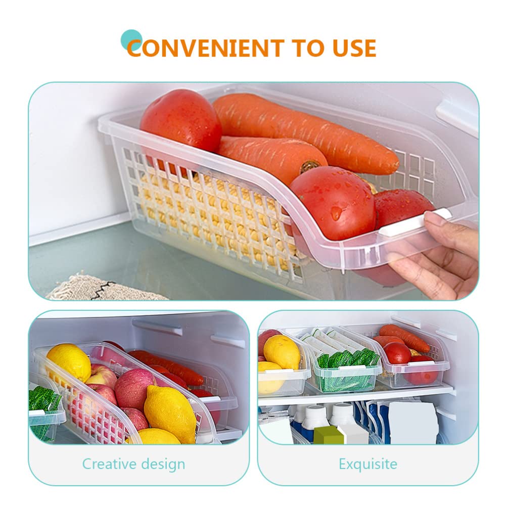 2-Pack Milk Food Storage Containers - Refrigerator Organizer Box for Eggs, Fruits & Vegetables - BPA-Free Freezer Storage Case with Lid - Perfect for Kitchen, Pantry & Fridge Organization