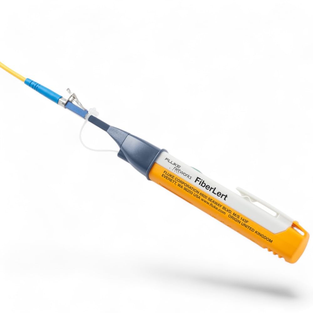 Fluke Networks FIBERLERT-125 Fiber Optic Cable Tester and Detector | Fiber Optic Light Source & Power Meter | Ideal for Network Installation, Maintenance & Troubleshooting