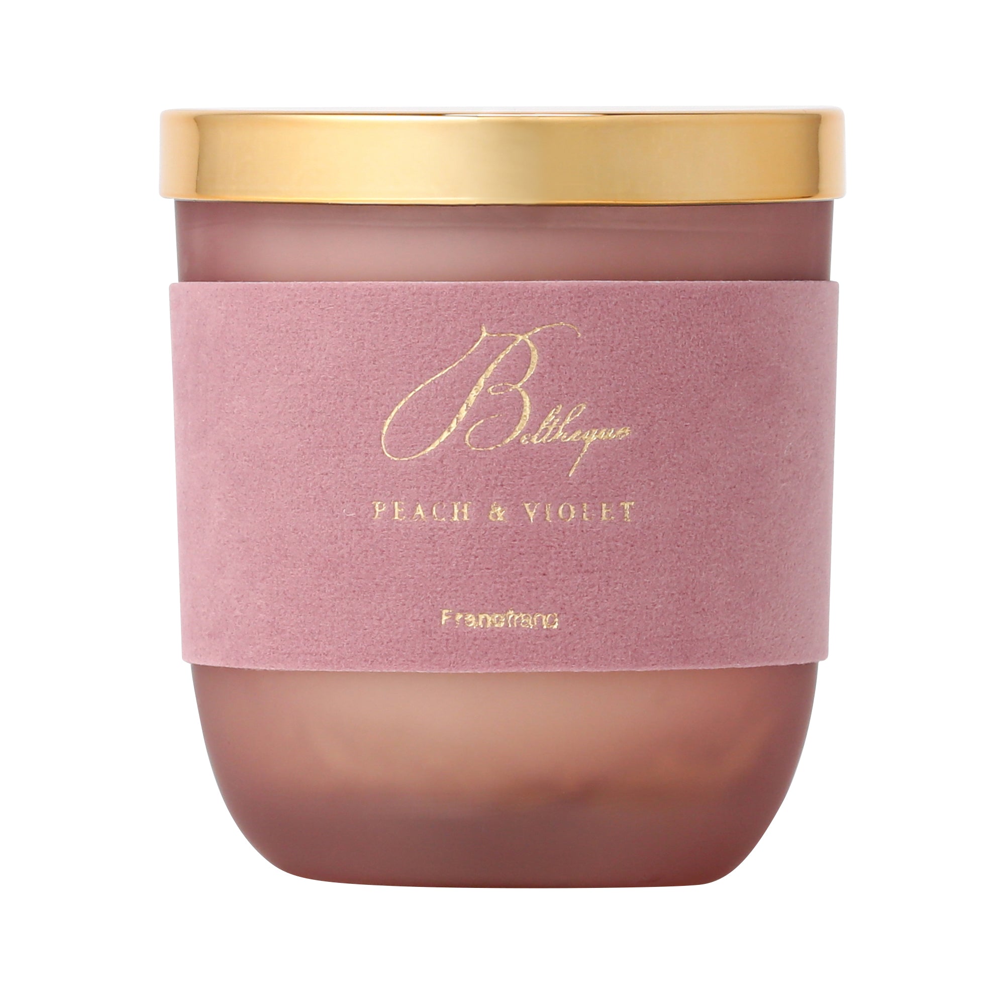 Beltheque Scented Soy Wax Candle - Pink, Floral & Relaxing Aroma, Long-Lasting Burn Time | Perfect for Home Decor, Spa, Yoga & Romantic Ambiance