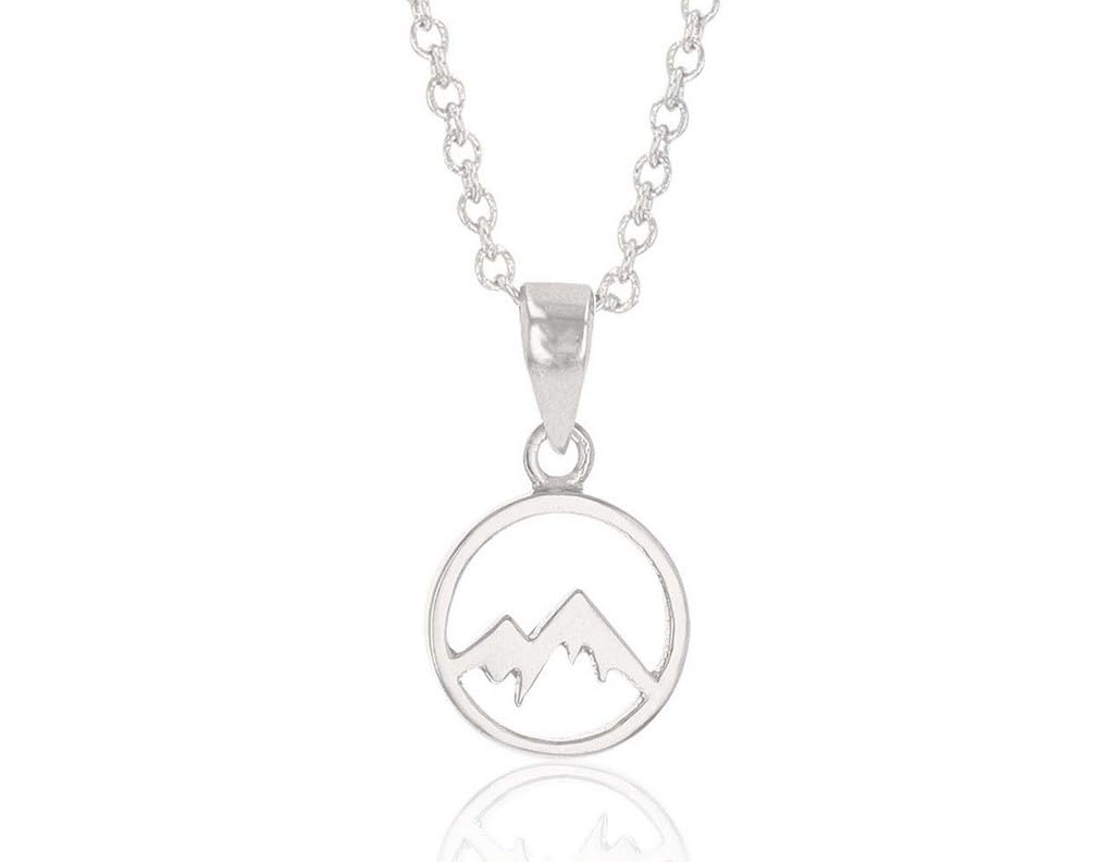 Montana Silversmiths Women's Western Necklace - Mountain Charm for Cowgirl Style