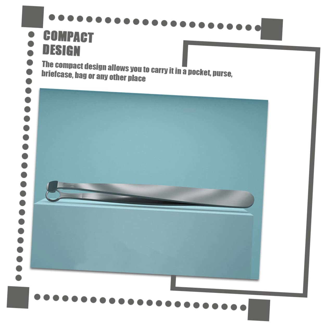 Stainless Steel Nose Hair Trimmer & Clipper - Precision Nose Hair Removal Tool for Men & Women - Perfect for Grooming, Travel & Personal Care