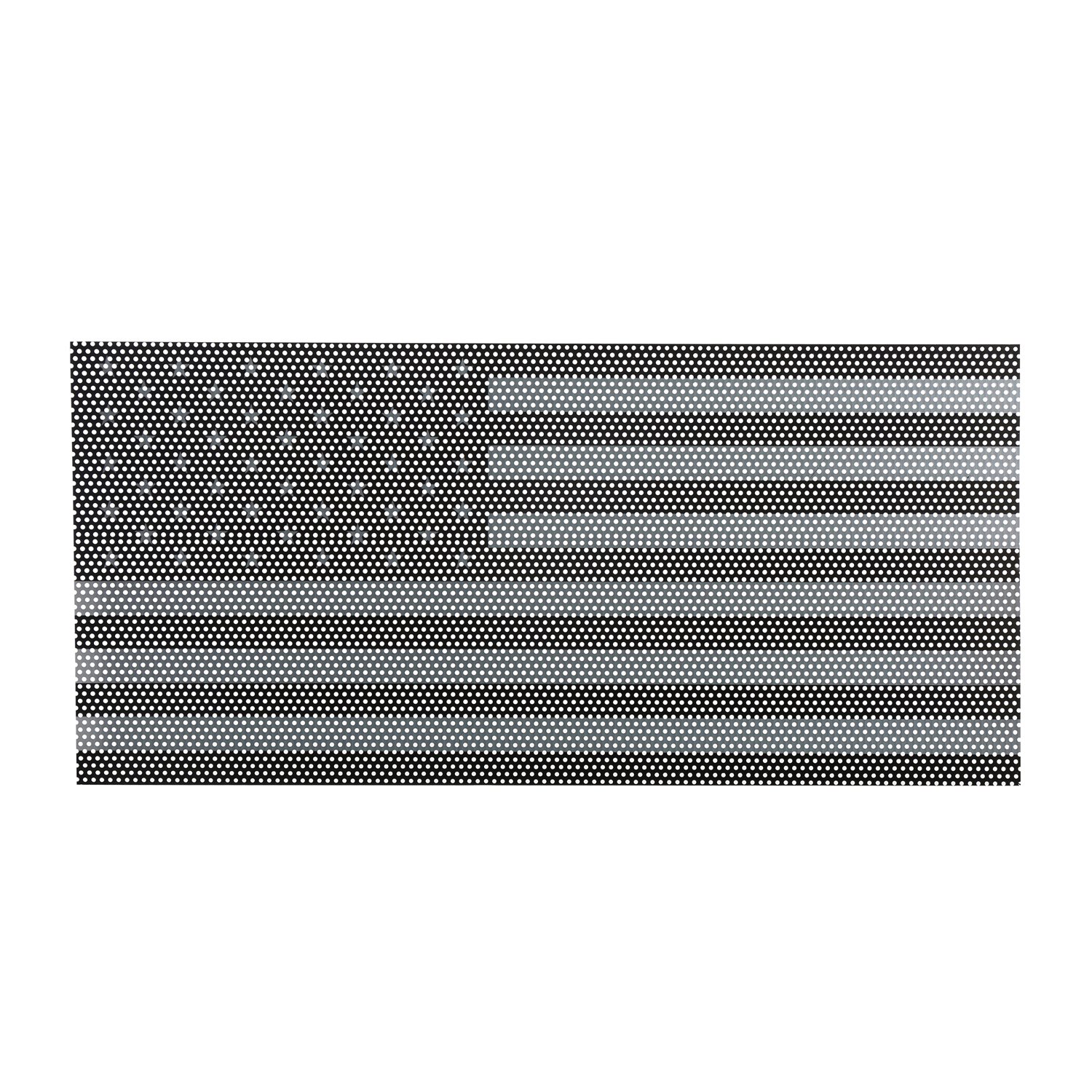 Hooke Road Black Front Grill Mesh Grille Insert with US Flag Design for 2007-2018 Jeep Wrangler JK & Unlimited - Off-Road Protection & Custom Style Upgrade