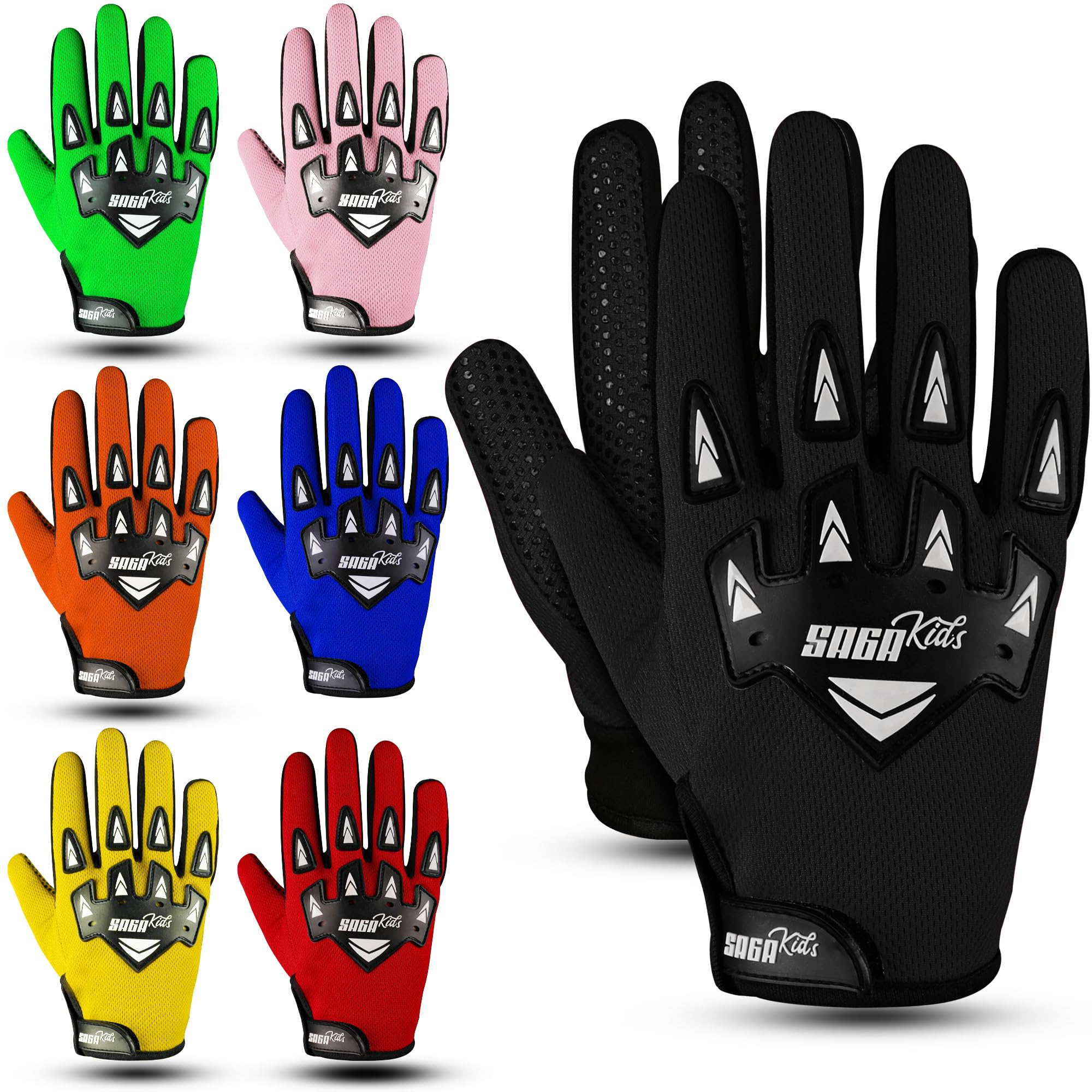 Premium Motocross Gloves - Dirt Bike & BMX Gloves with Ultimate Protection for Future Champions | Breathable & Durable Motorcycle Gloves for Off-Road Racing, Trail Riding & Extreme Sports