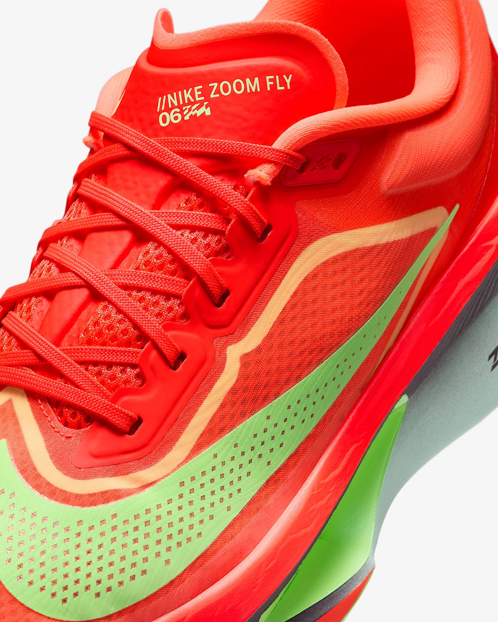 Nike Zoom Fly 6 Men's Running Shoes - Bright Crimson/Cave Purple (D Width) | Lightweight Cushioned for Marathon Training & Road Running