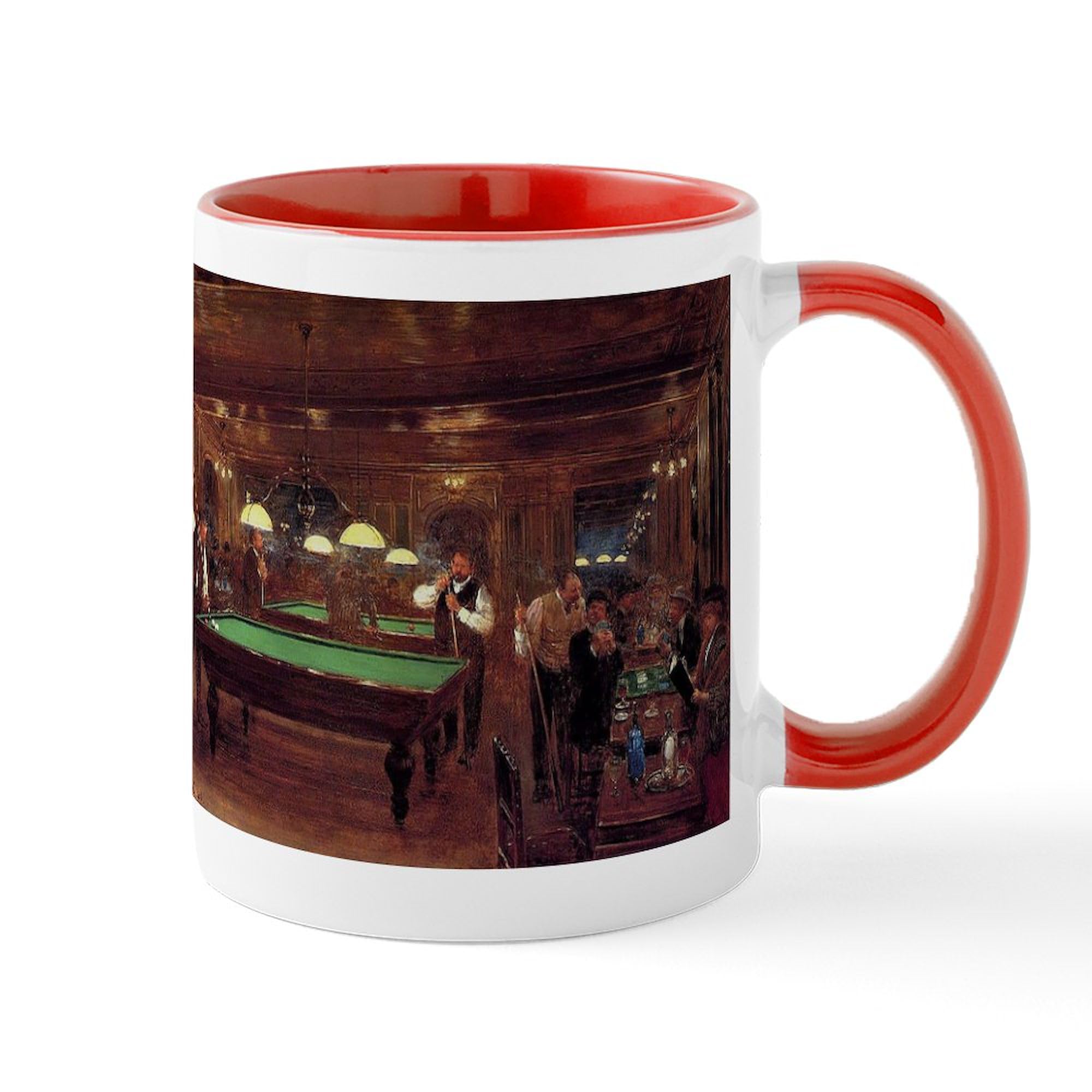 Billiards Art Ceramic Coffee Mug 11 oz (325 ml) - Perfect for Pool Lovers, Office & Home Use - CafePress