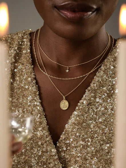 Wanderlust Life Gold Chain Pendant Necklace with Moonstone Navicella - Elegant Jewelry for Women, Perfect for Everyday Wear, Date Nights & Special Occasions