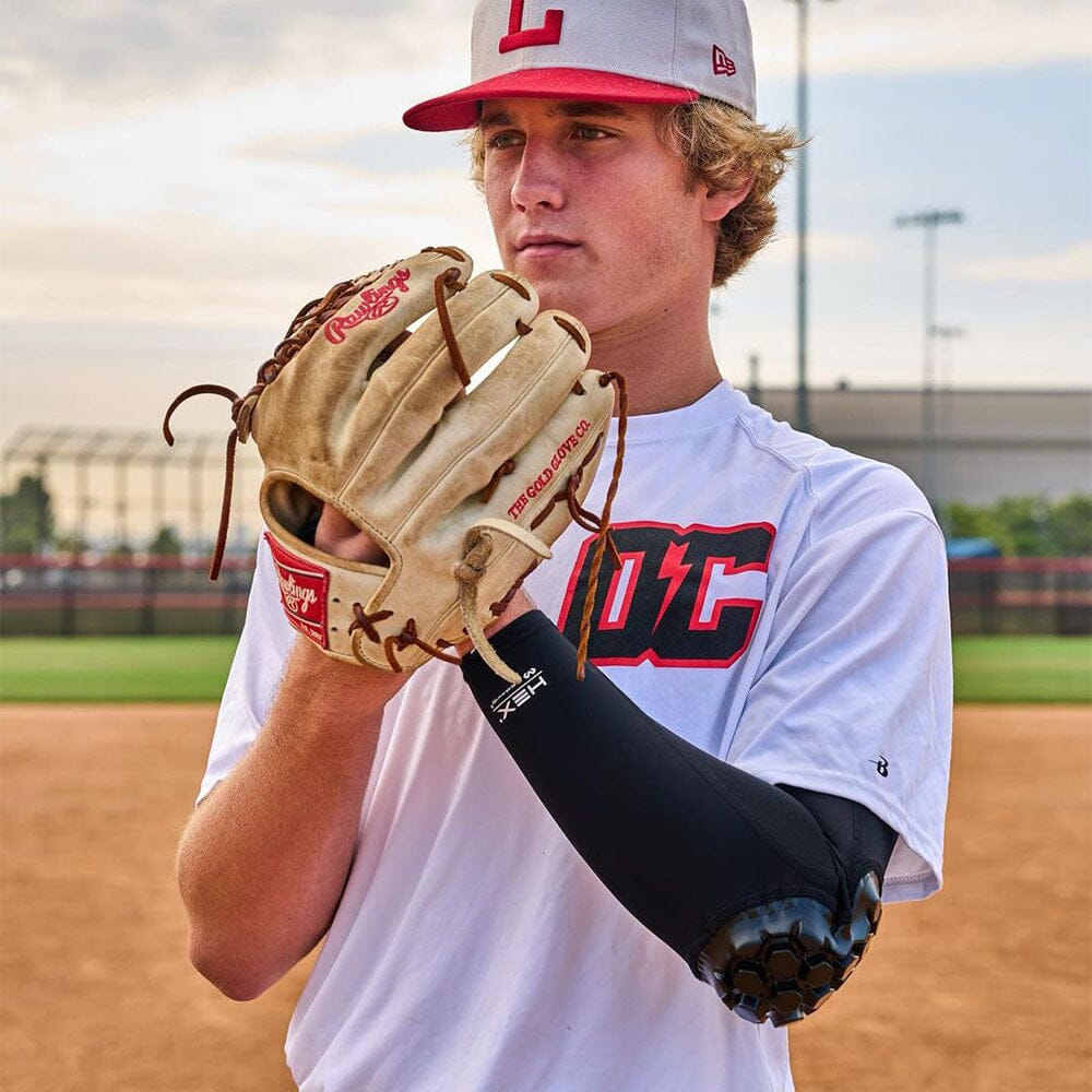 HEX® High Impact Arm Sleeve - Compression Support for Sports & Fitness - Perfect for Basketball, Running, Gym Workouts & Outdoor Activities