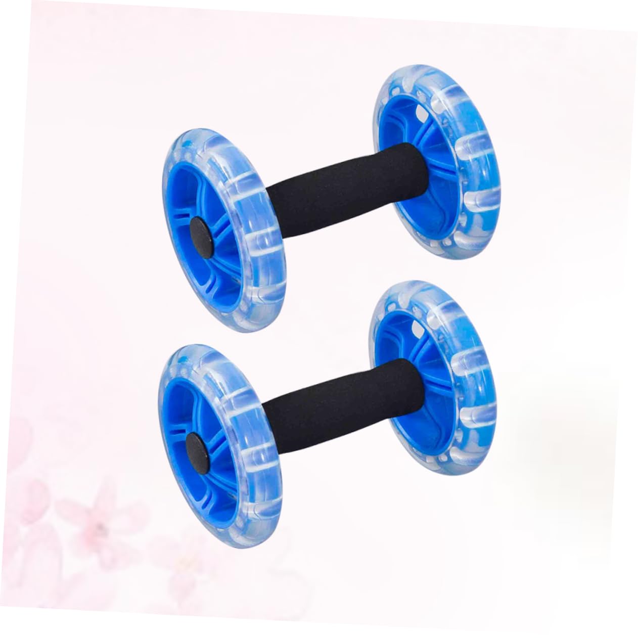 Professional Ab Wheel Roller for Home Gym - Core Workout Equipment for Abs & Fitness Training - Yellow Abdominal Roller for Strength Exercise - Perfect for Home, Office & Gym Use