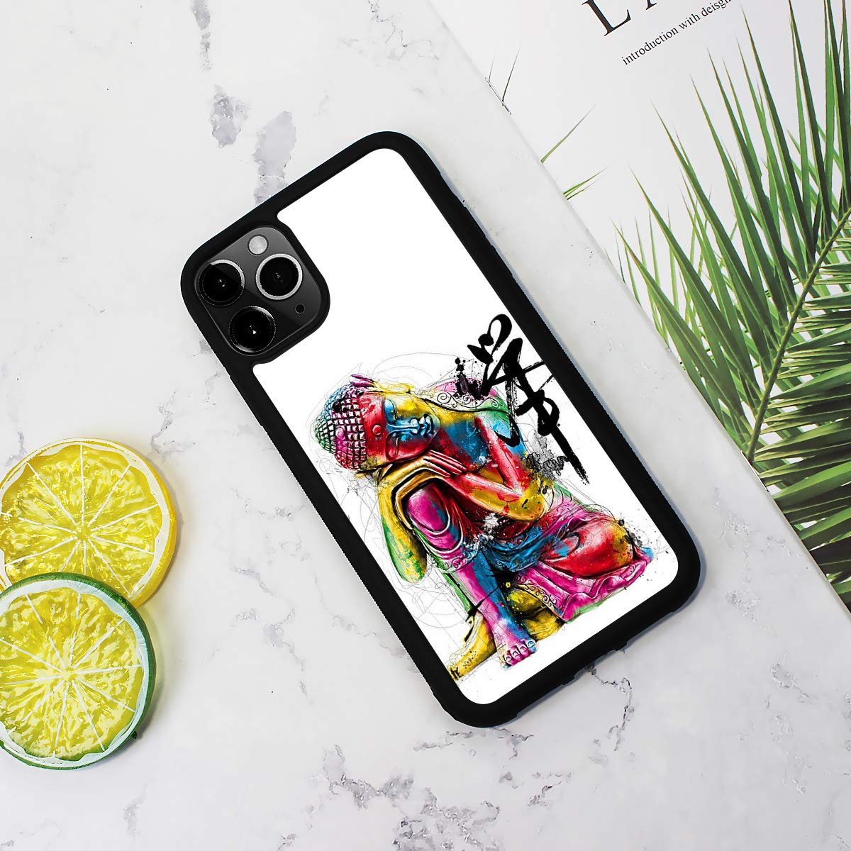 Durable Soft Protective Phone Case for iPhone 11 - Shockproof Slim Cover with Buddha Design (HOT12063) | Perfect for Everyday Use, Travel & Gift Giving