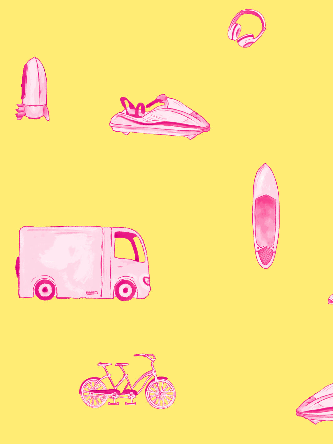 Barbie™ She Shed Wallpaper - Yellow | Official Barbie™ Licensed Decor | Perfect for Girls' Rooms, Playhouses & Dream Home Decor
