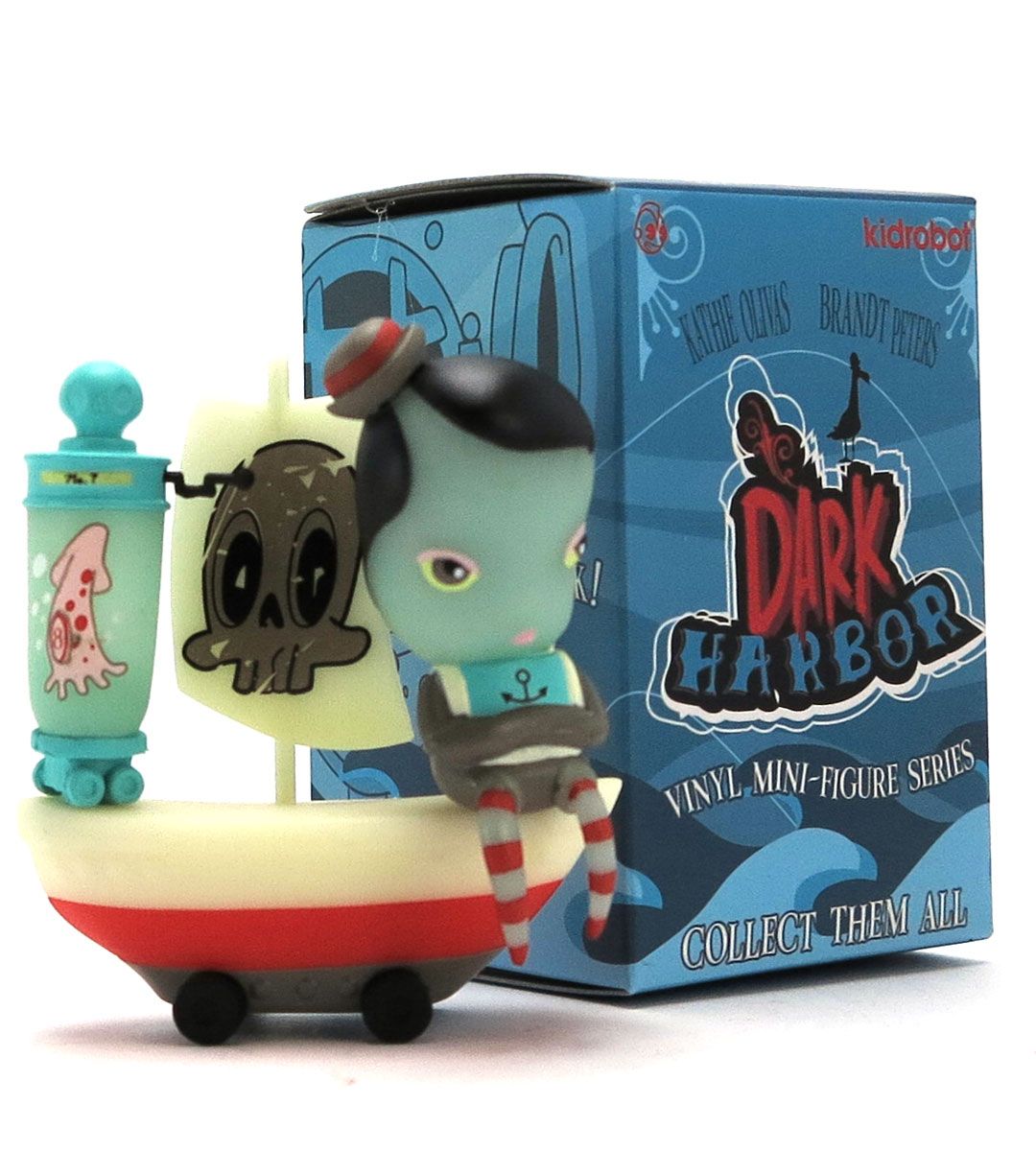 Dark Harbor Mini Series by Kathie Olivas & Brandt Peters - Collectible Art Figures for Home Decor, Office Display, and Gift Giving