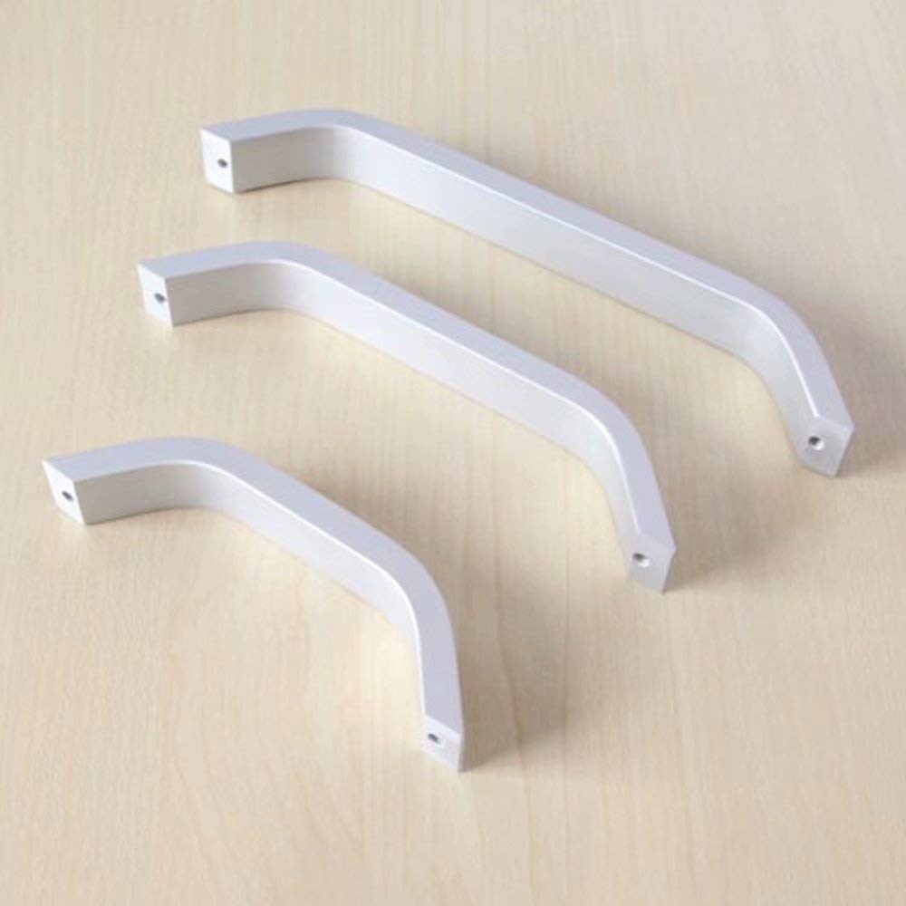 Modern Cabinet Handles 10-Pack - Silver Drawer Pulls for Dresser & Cupboard - Home & Office Upgrade