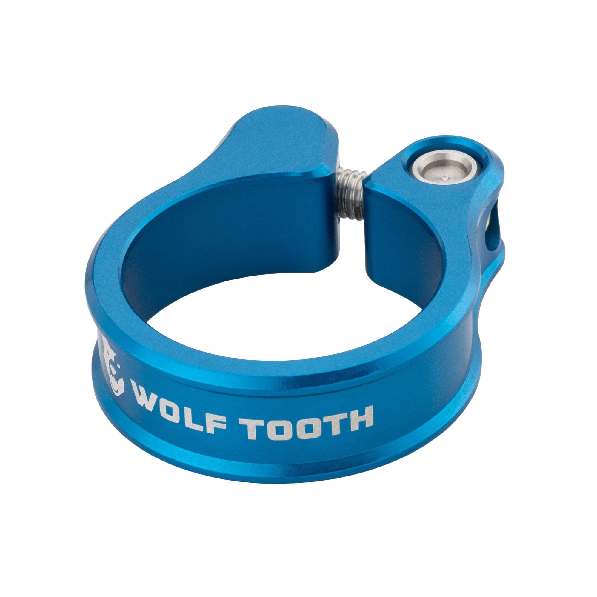 Wolf Tooth Precision-Machined Seatpost Clamp - Lightweight Bike Seat Clamp for Mountain & Road Bikes - Secure Fit for Cycling & Commuting