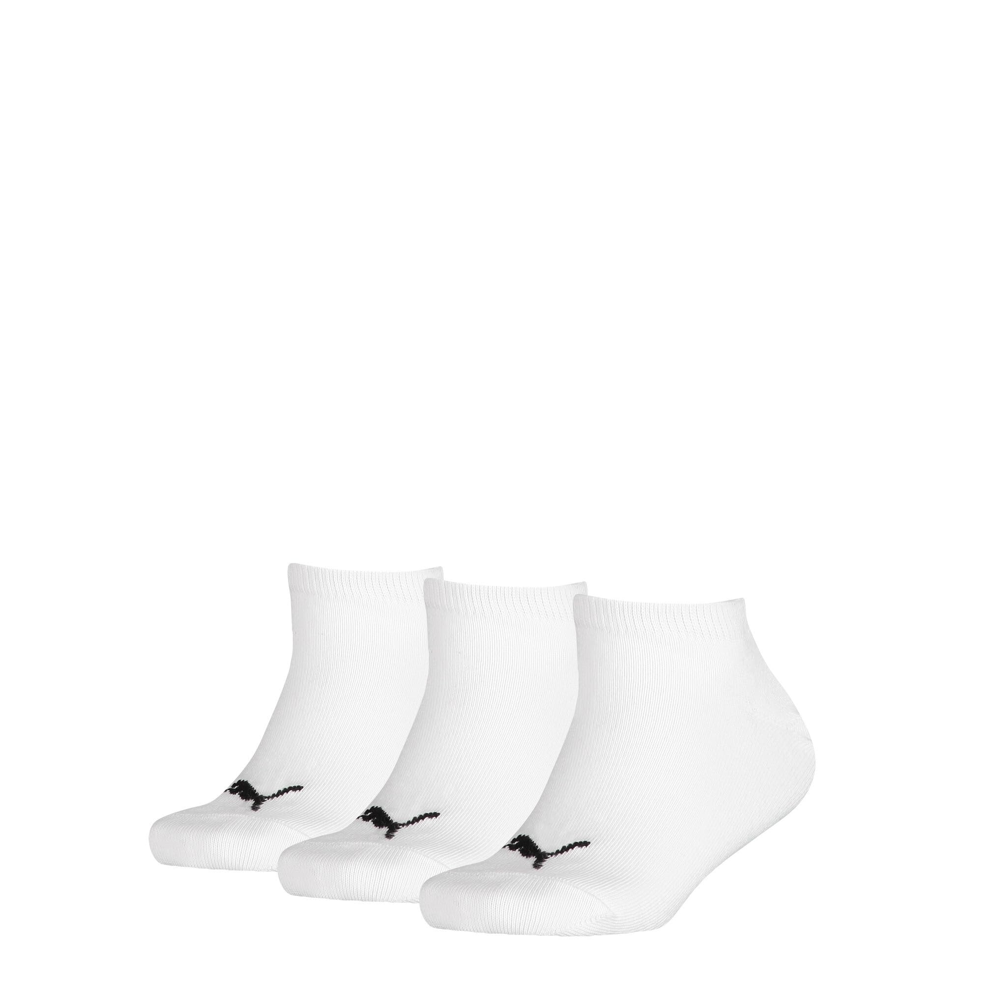 PUMA Kids' Socks 3-Pack - Unisex Children's Athletic Socks for School, Sports & Everyday Wear - Comfortable Cotton Blend Socks for Boys & Girls