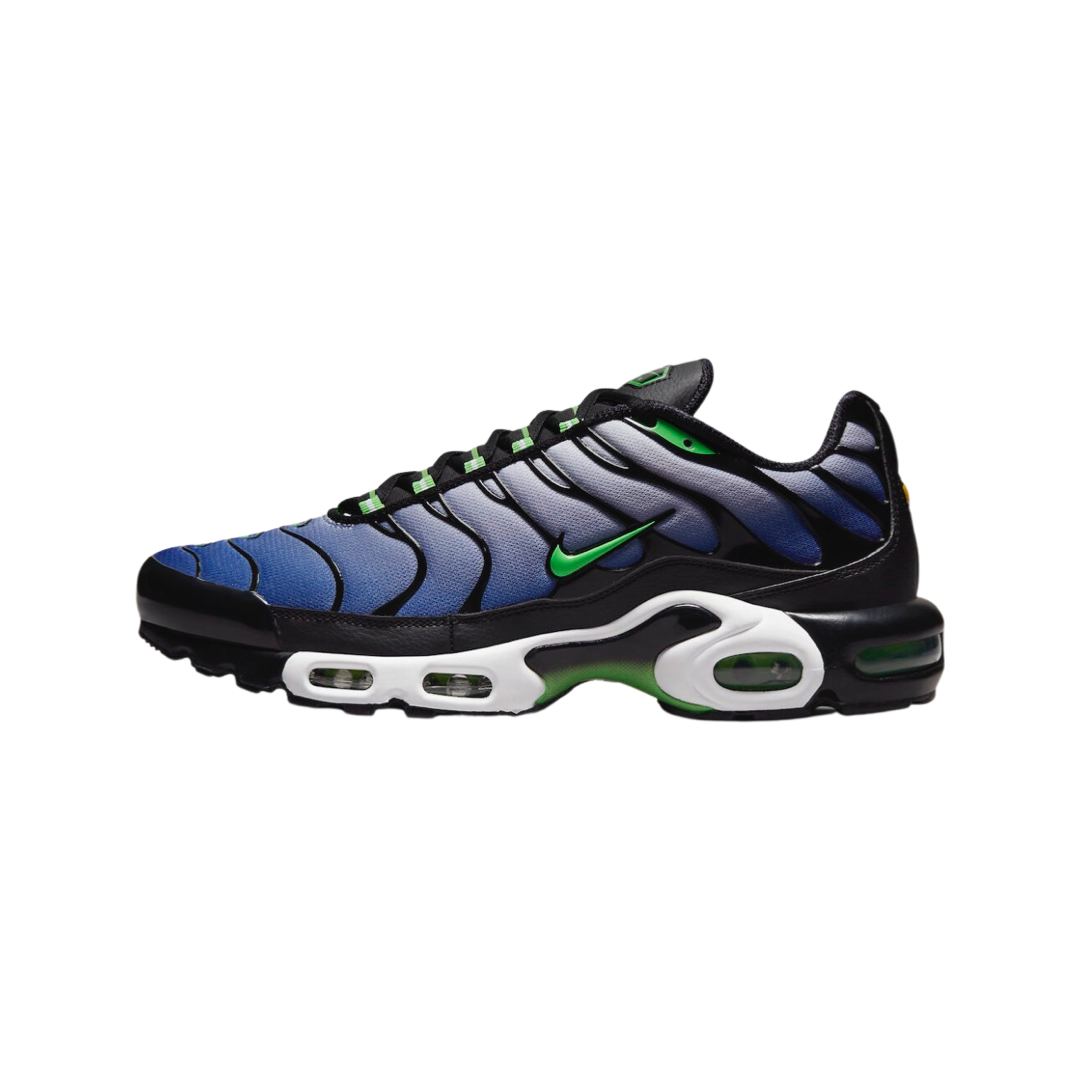 Nike Air Max Plus Icons Sneakers - Deep Royal & Scream Green Running Shoes for Men - Perfect for Gym Workouts & Casual Streetwear
