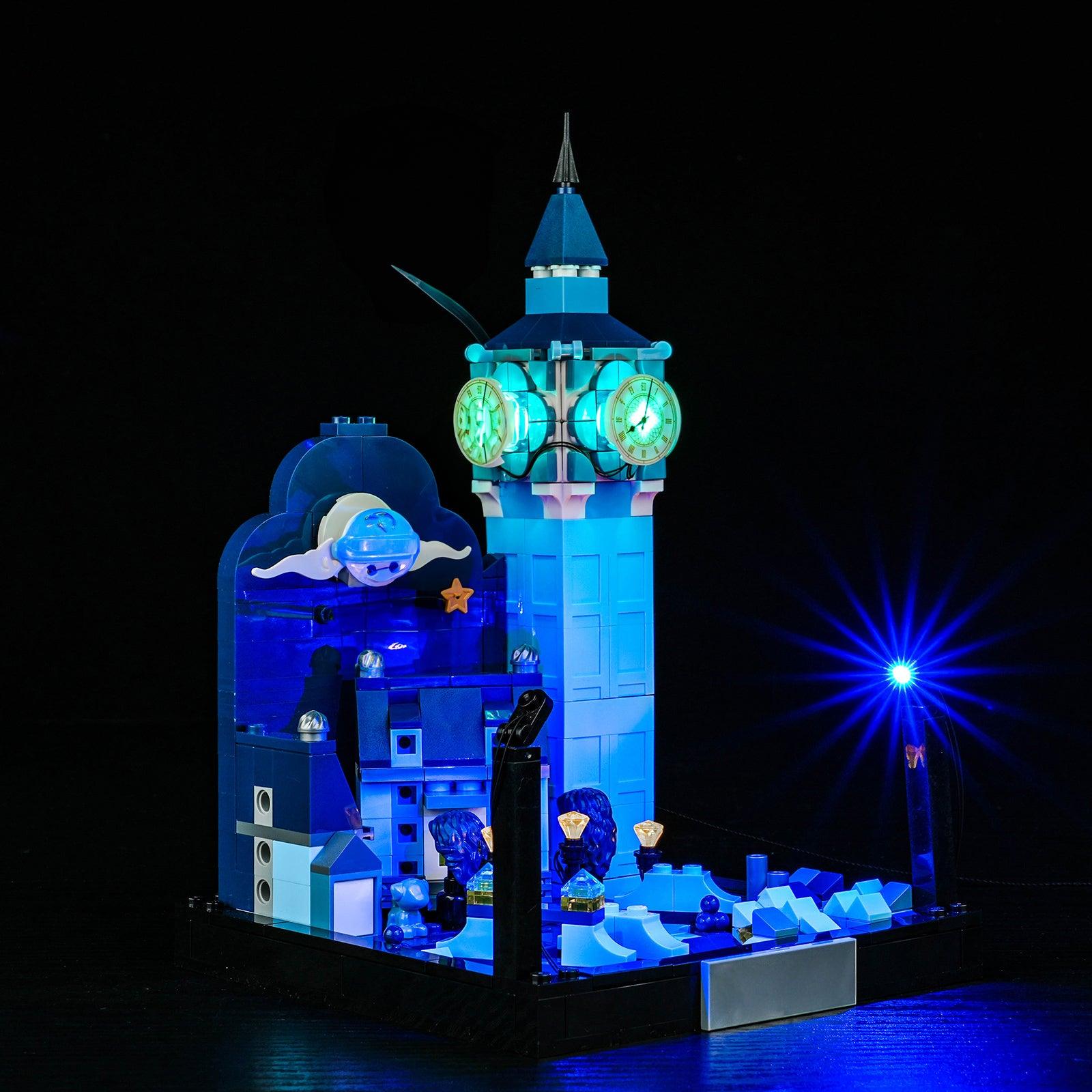 LEGO Peter Pan & Wendy's Flight over London 43232 Building Kit with Light - Disney Movie Set for Kids & Collectors - Perfect for Bedroom Decor & Playtime Adventures