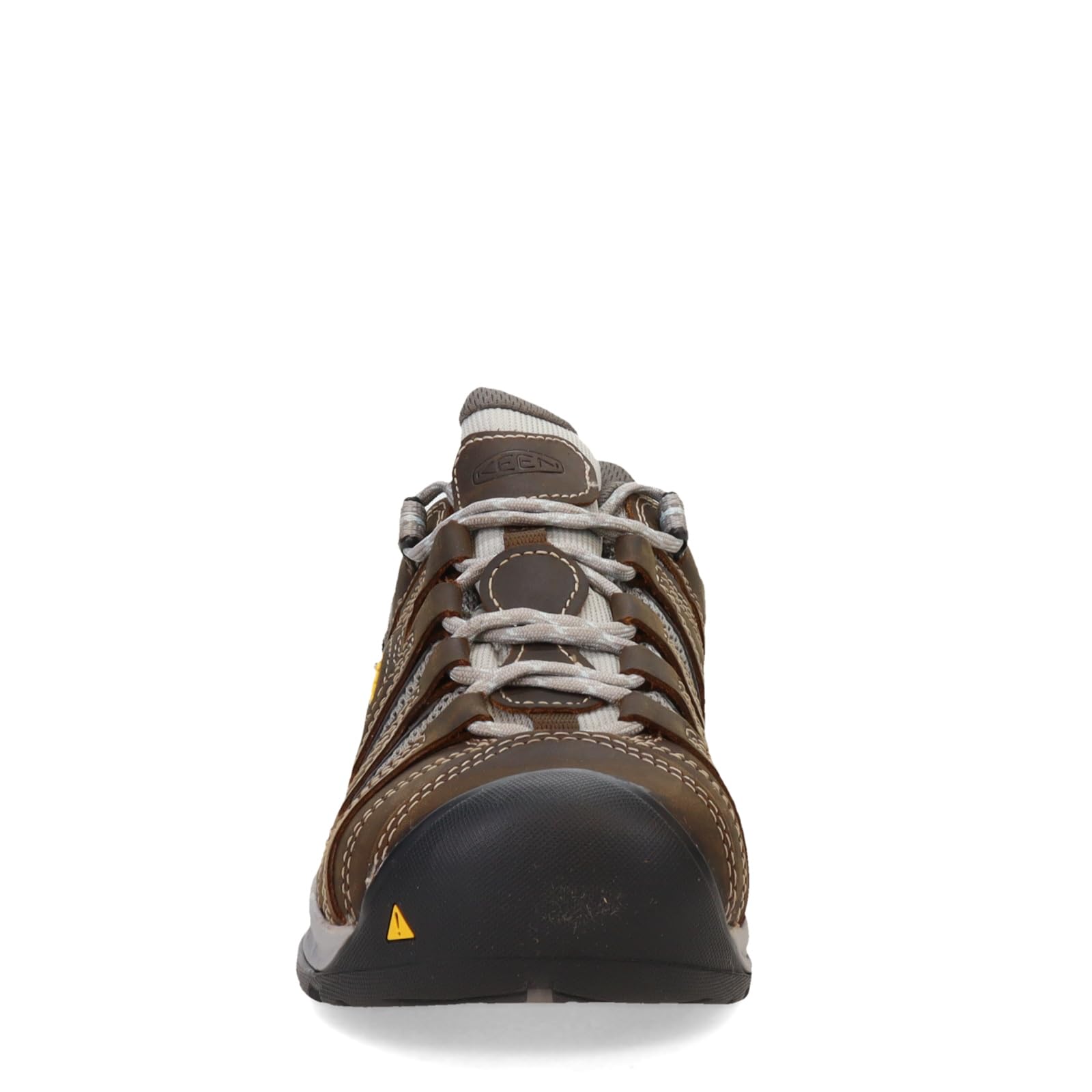 KEEN Utility Women's Flint 2 Low Height Leather Steel Toe Work Shoes - Comfortable & Durable Safety Footwear for Construction, Warehouse & Industrial Work