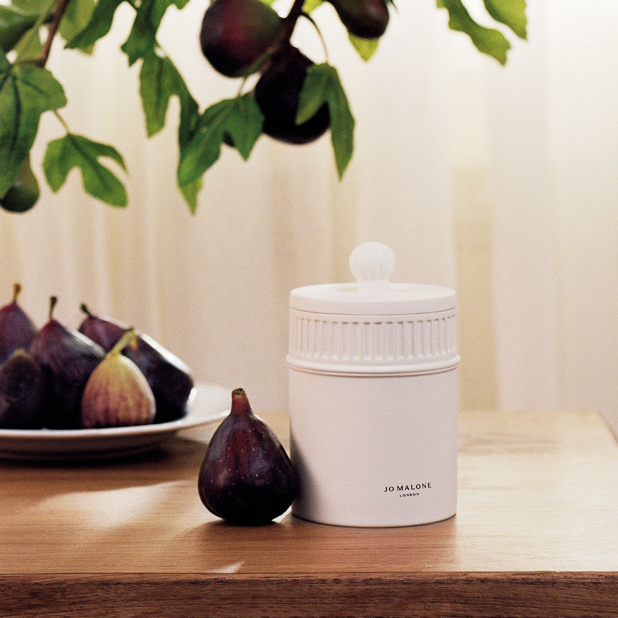 Fresh Fig & Cassis Scented Soy Wax Candle - Handmade Home Decor for Living Room, Bedroom, Bathroom | Aromatherapy & Relaxation Gift