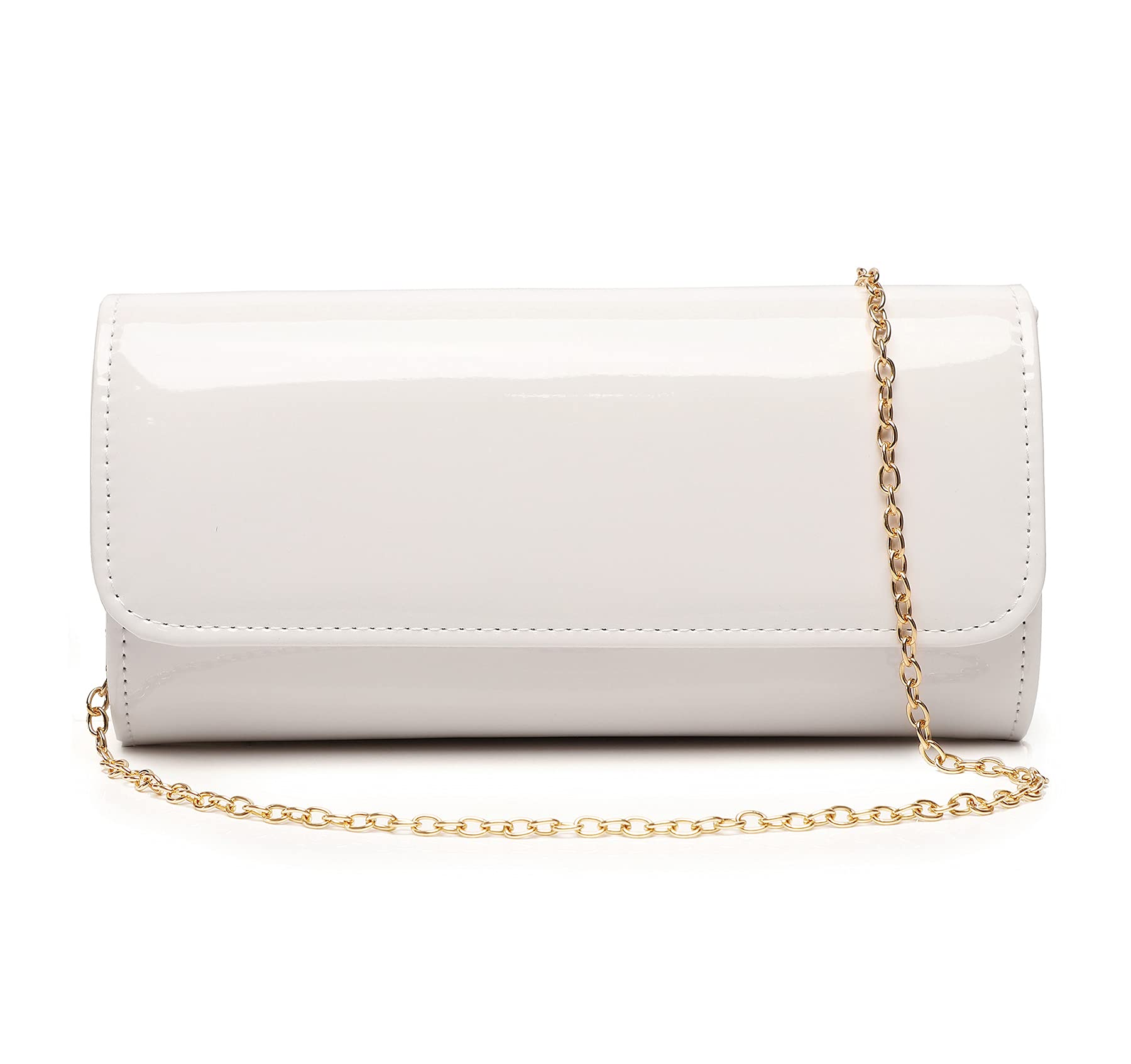 Patent Leather Envelope Clutch Purse for Women - Shiny Candy Foldover Evening Bag | Perfect for Parties, Weddings & Formal Events
