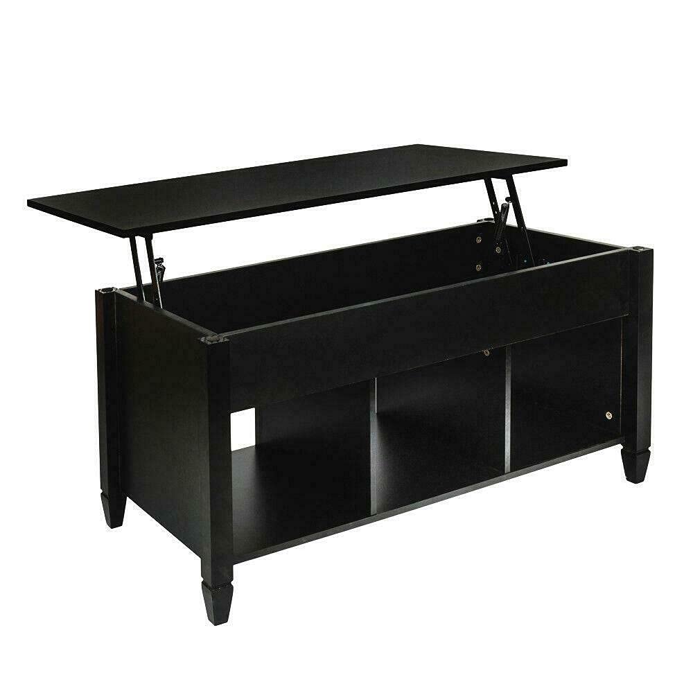 Lift Top Coffee Table with Hidden Storage - Convertible Office Desk, Computer Desk & Gaming Table with Drawers - Adjustable Height for Home Office, Small Spaces & Corner Use