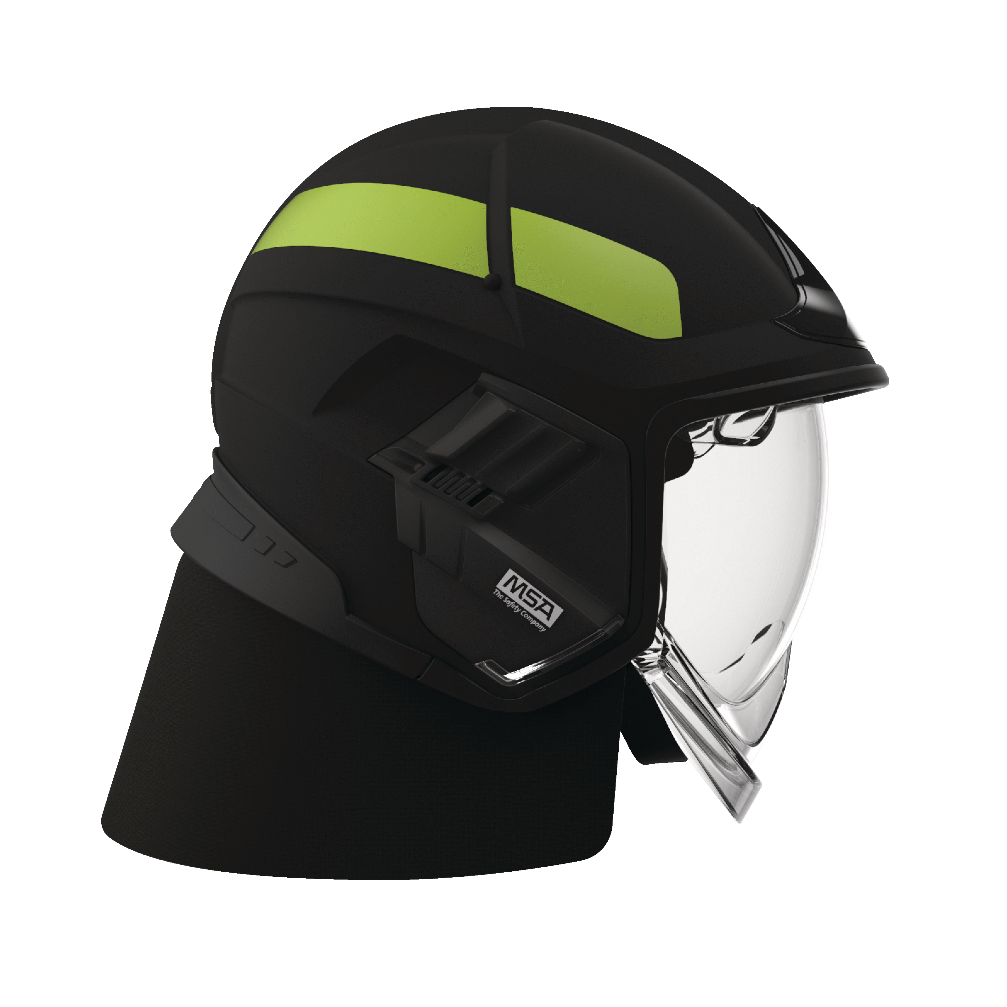 CAIRNS XF1 Modern Firefighter Helmet - Black Matte Finish | Lightweight & Durable Fire Safety Gear for Professional Firefighters & First Responders | Ideal for Emergency Rescue, Firefighting & Hazardous Environments