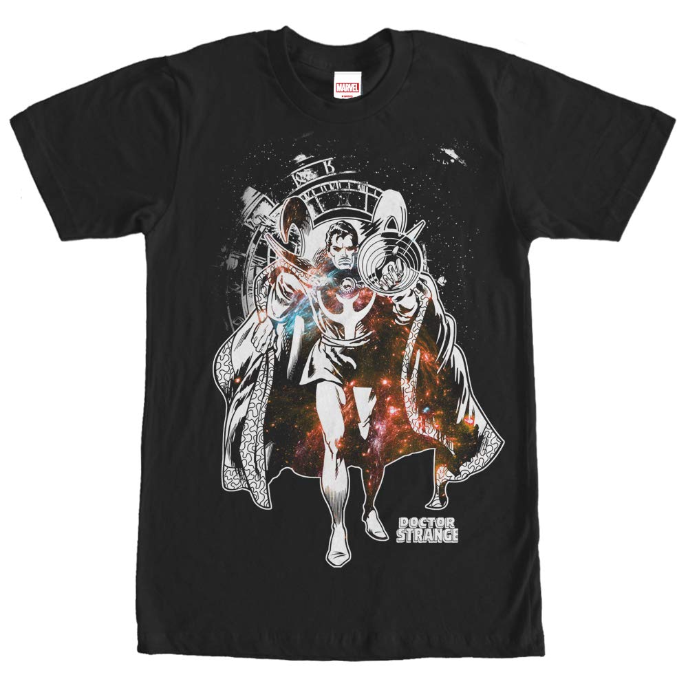 Marvel Doctor Strange Graphic T-Shirt for Men | Cool Superhero Space Design | Perfect for Cosplay, Comic Con & Casual Wear