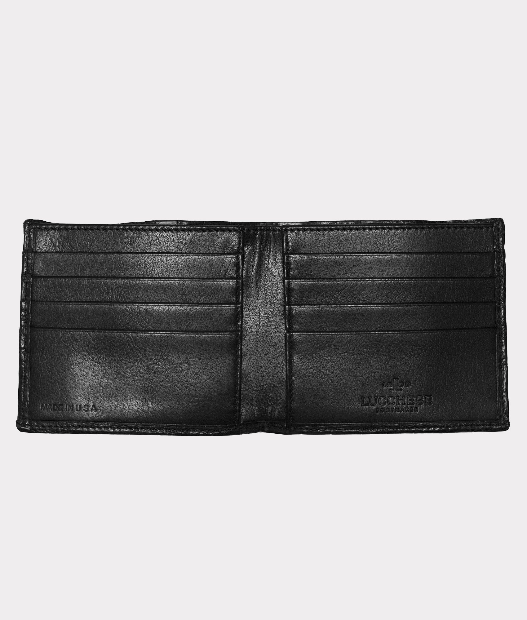 Premium Genuine Crocodile Leather Hipster Wallet for Men - Slim RFID Blocking Bifold Wallet - Stylish & Durable for Everyday Use, Travel & Business