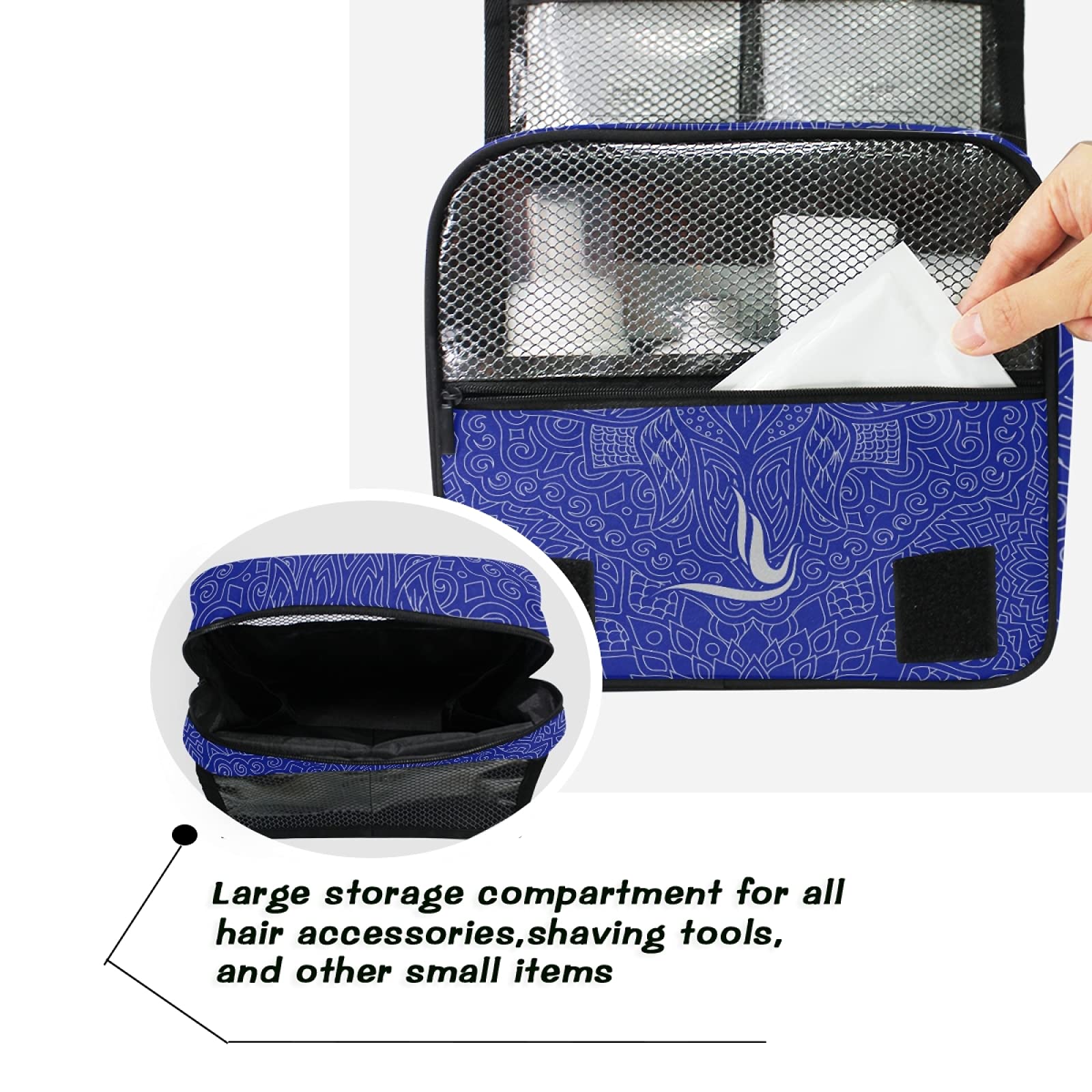 Zeta Phi Beta Sorority Toiletry Travel Bag Organizer - Official Vendor BBGreek - Perfect for College, Greek Events & Travel Accessories