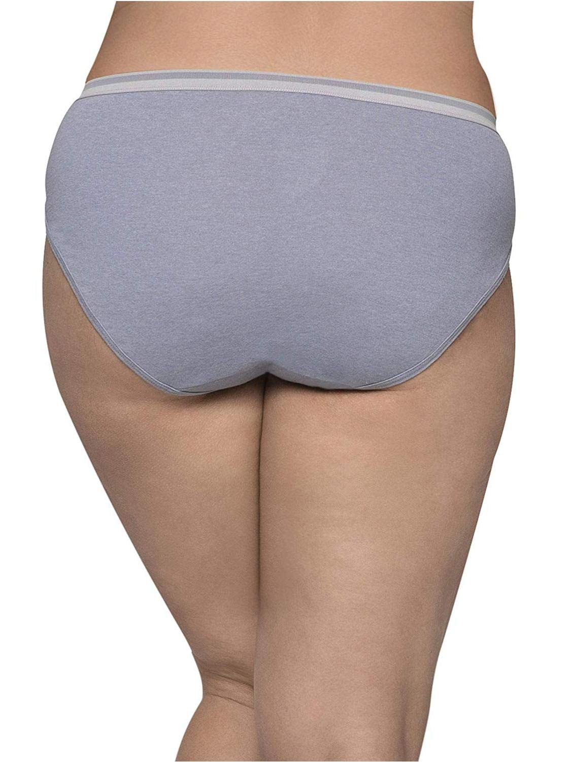 Fruit of the Loom Women's Plus Size Cotton Underwear - Comfortable Full Coverage Panties for Curvy Women - Perfect for Everyday Wear, Lounge & Sleep